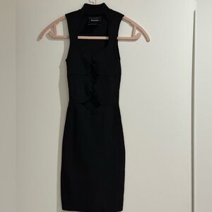 Bershka cut out little black dress Xs